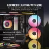 CORSAIR iCUE LINK LX120-R ARGB Reverse Blade 120mm korpuse ventilaatorid - 3 tk pakend - Must