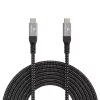 USB-C kuni USB-C kaabel GEMBIRD CCBP-USB4-CMCM240 1,5 m, USB4 Gen 3x2, 40 Gbit/s, 240 W, must