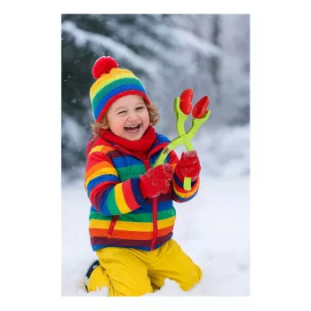 Lumepallivormi kühvel Jamara Snow Play 2in1 — südame- ja tähekujud, alates 3. eluaastast, mitmevärviline