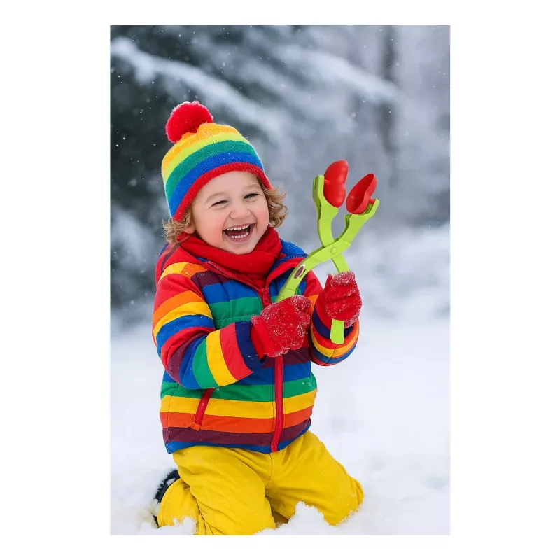 Lumepallivormi kühvel Jamara Snow Play 2in1 — südame- ja tähekujud, alates 3. eluaastast, mitmevärviline