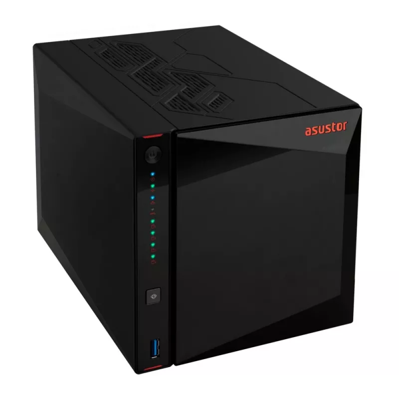 Asustor AS5404T NAS/võrgusalvesti Intel® Celeron® N5105 4 GB DDR4 0 TB ADM Must