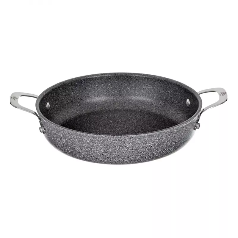 Induktsiooniga fritüürpann 2 käepidemega BALLARINI Salina Granitium 24 cm 75002-811-0