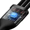 USB-kaabel Baseus CASS030101 1,2 m USB A/USB C USB C/Micro-USB B/Lightning must