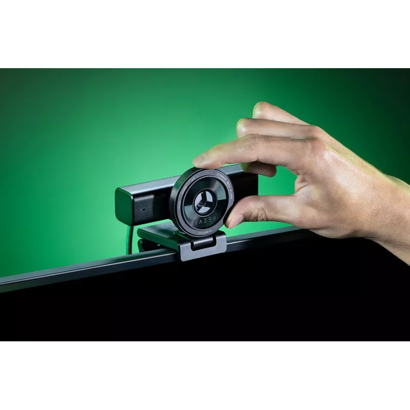 Razer | Veebikaamera | Kiyo V2 | MJPEG kuni 4K 30 FPS, 1080p 60 FPS, YUY2 kuni 4K 15 FPS, 1080p 60 FPS, NV12 kuni 4K 20 FPS, 1080p 60 FPS