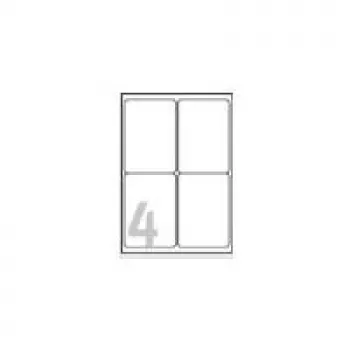 Avery Zweckform Avery Heavy Duty Laser Labels - Polyester - Valge - 99.1 x 139 mm 80 label(s) (20 Sheets x 4)