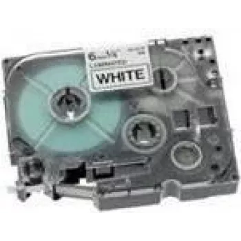 Brother Must on Valge Gloss Laminated Tape, 6mm label-making tape TZ