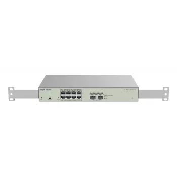 Ruijie Networks RG-NBS3100-8GT2SFP-P-V2 võrgukommutaator Hallatav L2 Gigabit Ethernet (10/100/1000) Toide üle Etherneti (PoE) Metallist