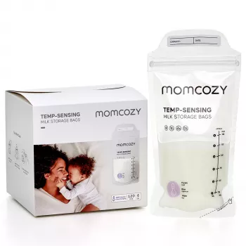 Momcozy MS005 piima säilitamise kotid 120 tk, temperatuuritundlikud, 170ml
