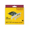 Delock PCI Express x4 kaart 2 x välise USB 3.1 Gen 2 Type-A pesaga (90298)