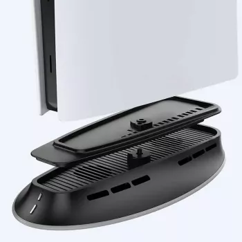 Jahutusalus SUBSONIC SA5656 PS5-le ja PS5 õhuke-ile LED-tulede, mitme ventilaatoriga jahutuse ja USB-toitega