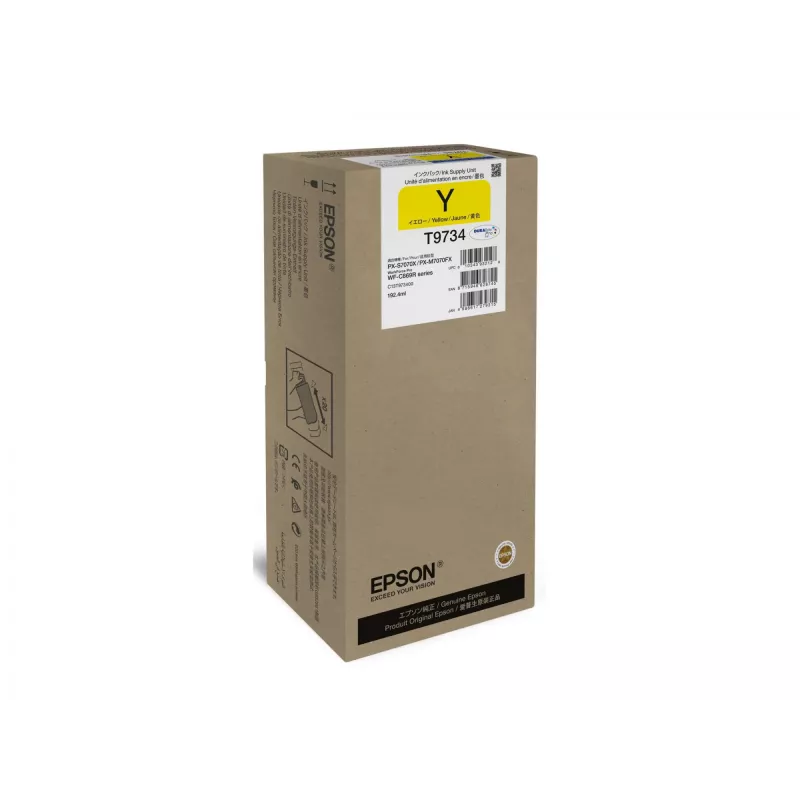 Tindikassett Epson WF-C869R T97340N Kollane XL – Originaal Suure (XL) mahuga