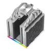 Õhkjahuti DeepCool AK620 Digital SE Valge — kahe 120 mm ventilaatoriga, 6 soojustoru, PWM, LGA 1700 tugi, sisseehitatud ekraan