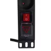 Alantec 19-inch 1U Võimsus Strip, 8x CEE 7/5, Switch, 1.8m (PZ081U)