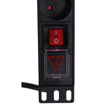 Alantec 19-inch 1U Võimsus Strip, 8x CEE 7/5, Switch, 1.8m (PZ081U)
