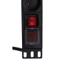 Alantec 19-inch 1U Võimsus Strip, 8x CEE 7/5, Switch, 1.8m (PZ081U)