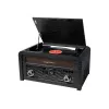 Plaadimängija muse MT-115 W — must/kuldne, 33-45-78 RPM, J-kujuline toonhoob, pöörlev helitugevus, 240 V AC