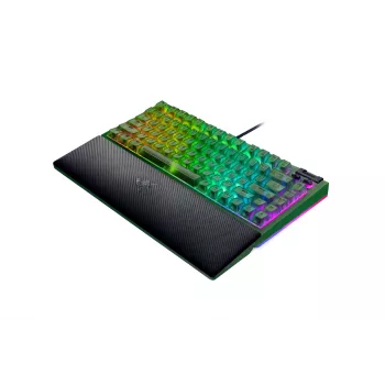 Mehaaniline mänguklaviatuur Razer MustWidow V4 75% — juhtmega, USA paigutus, Phantom roheline Edition, Razer Mechanical Tactile lülitid