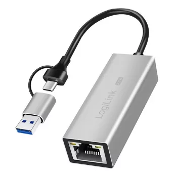 USB-A/-C to 2,5G Ethernet adapter, hall