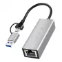 USB-A/-C to 2,5G Ethernet adapter, hall