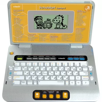 Õppesülearvuti VTech Schulstart Laptop E lastele vanuses 6–8, hõbedane, interaktiivne õppemänguasi