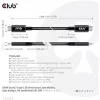 CLUB3D USB4 Gen3x2 Type-C kahesuunaline kaabel 8K60Hz, Andmed 40Gbps, PD 240W(48V/5A) EPR M/M 2m / 6.56ft