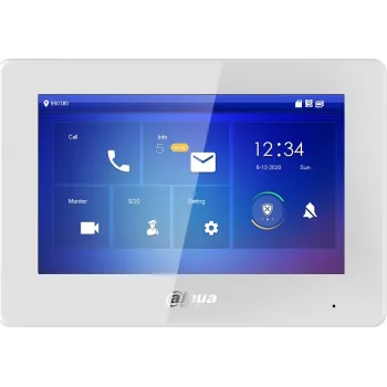 LCD Monitor 7 inch IP Wi-Fi uksekõlar DAHUA VTH5422HW-W