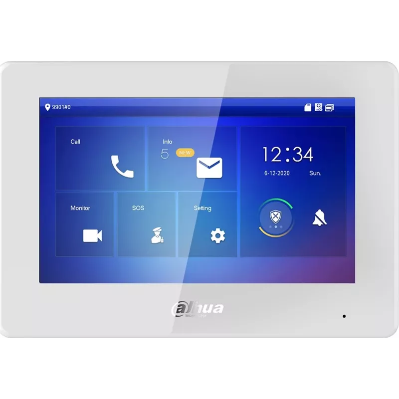 LCD Monitor 7 inch IP Wi-Fi uksekõlar DAHUA VTH5422HW-W