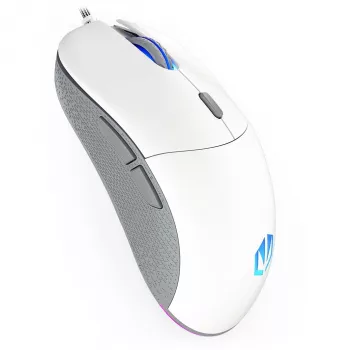 ENDORFY GEM Plus Onyx Valge hiir Gaming paremakäeline USB Type-C optiline 19000 DPI