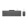 Juhtmega klaviatuuri ja hiire komplekt Lenovo 310 (USA inglise) — täissuuruses klaviatuur, 1,8 m kaabel, 2000 DPI optiline mõlemakäeline hiir