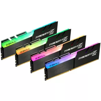 DIMM 32 GB DDR4-3600 (4x 8 GB) Quad-Kit, mälu must, F4-3600C16Q-32GTZRC, Trident Z RGB, INTEL XMP