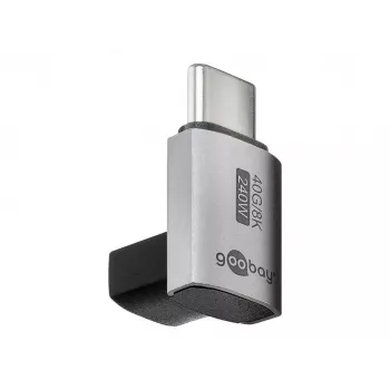Goobay USB-C adapter vertikaalne 90° pööratud USB4 - -Pistik> (74444)