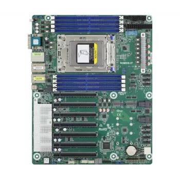 Emaplaat ASRock ROMED8-2T ATX AMD EPYC LGA 4094, 8× DDR4 DIMM, kaheksa kanaliga, 2× M.2, 8× SATA III, 10GbE, 3× RJ-45