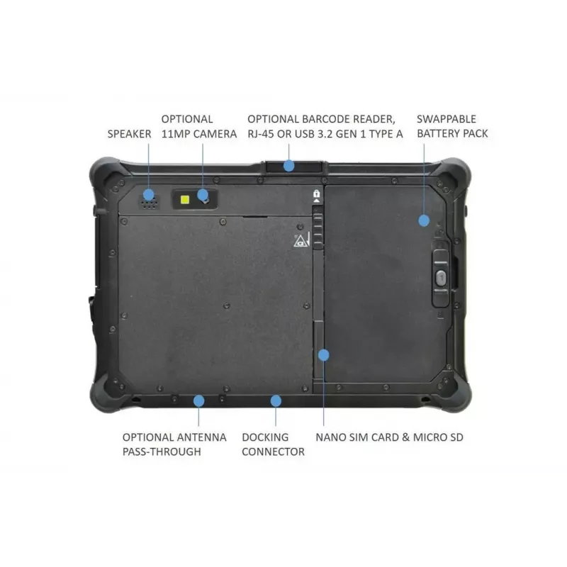 Tahvelarvuti R8AA1 CI5-1230U 8 tolli / 8 GB / 128 GB R8H1P1DEBBLX Durabook
