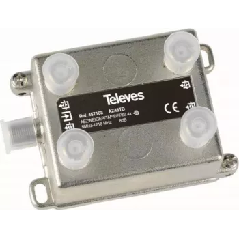 4-suunaline jaotur Televes AZ48TD 5–1218 MHz, 8 dB sumbuvus