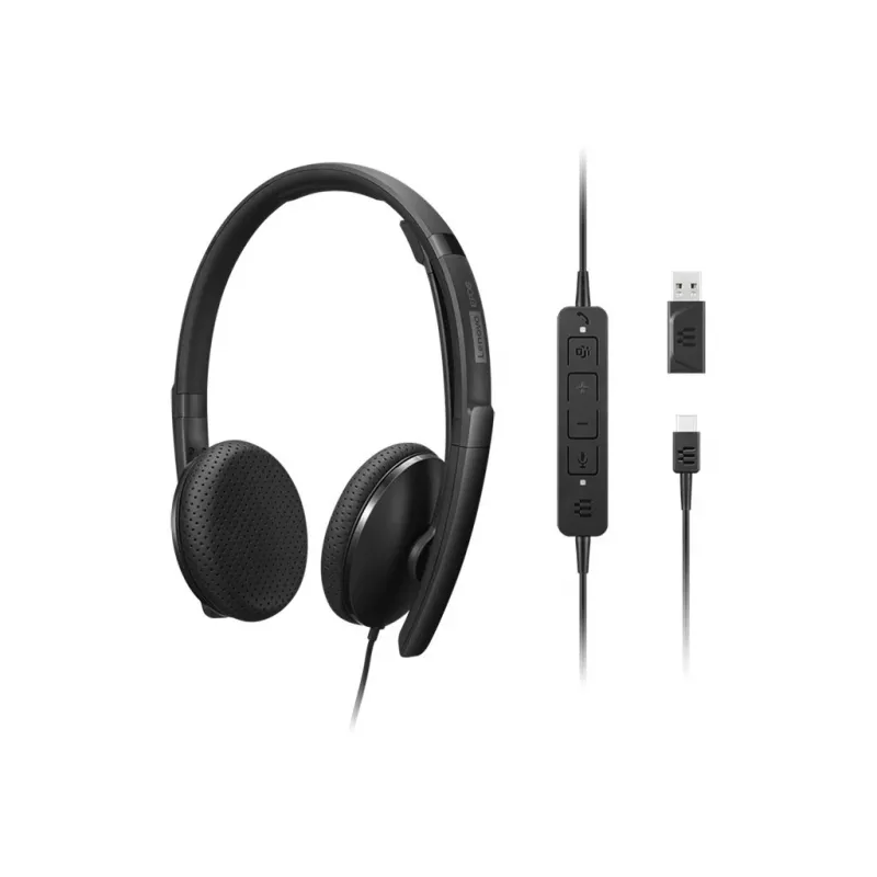 Lenovo 4XD1M45626 kõrvaklapid/peakomplekt Juhtmega ühendatud Peapael USB USB-C Must