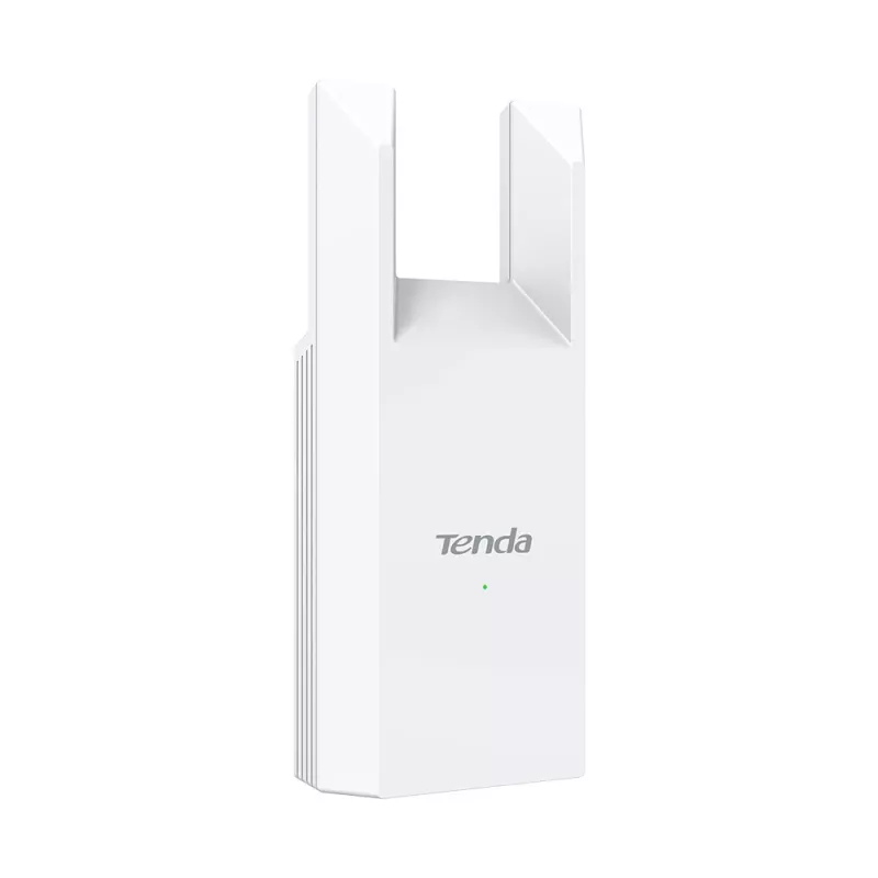 Võrgu repiiter TENDA T10 2.4 GHz Wi‑Fi 4, 300 Mbps, 2 välist antenni, 1x RJ-45, valge