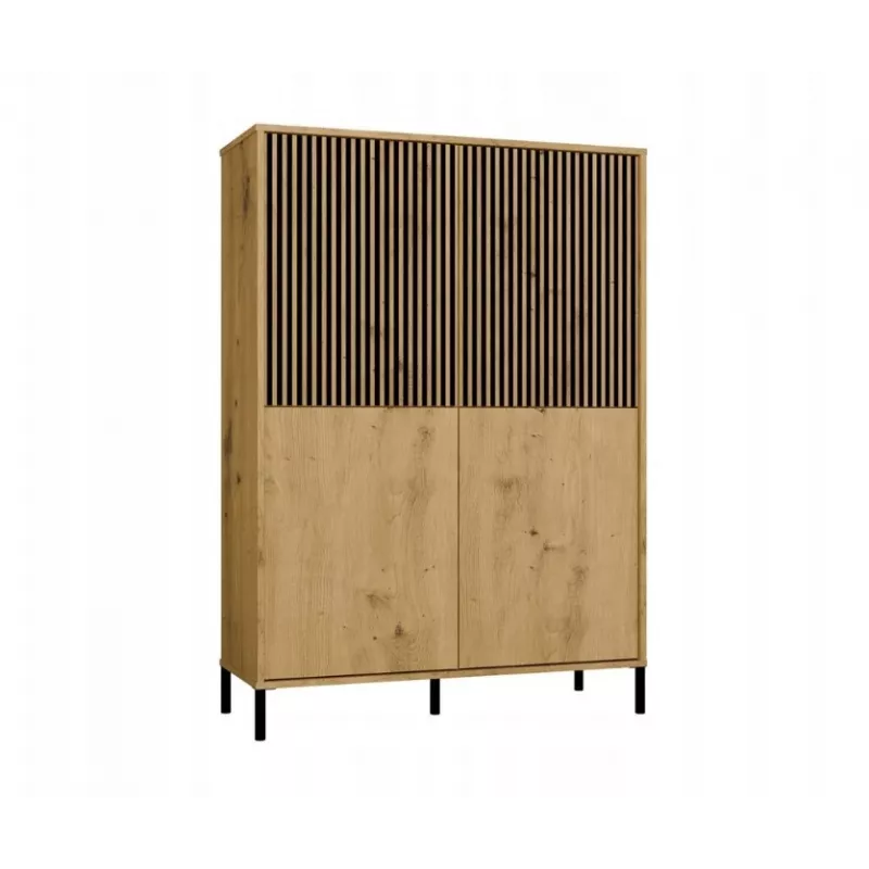 KAMARO 4DK õhuke/GŁ tamm ARTISAN DISPLAY CABINET