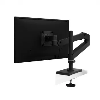 Ergotron LX Pro - Kinnituskomplekt (Monitori käsi) - LCD-ekraanile - läbiviigukinnitus, kõrge post - Alumiinium - Must - Ekraani suurus: kuni 86,4 cm (kuni 34 tolli) (45-709-292)