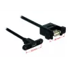 USB-kaabel Micro-USB B USB A DeLOCK 85109 0,25 m