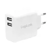 LogiLink toiteplokk - 12 W - 2,4 A - 2 väljundporti (USB)