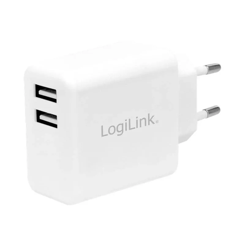 LogiLink toiteplokk - 12 W - 2,4 A - 2 väljundporti (USB)