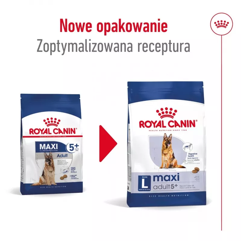 Royal Canin Maxi Adult 5+ kuivtoit koertele, 15 kg