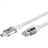 Goobay 74177 - võrguadapter kaabel USB 3.1 Type C Gigabit Ethernet 3 m - Network Card - 1.000 Mbps (74177)