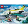 LEGO City päästelennuk 60465 – väike päästelennuki ehituskomplekt, 403 detaili, 4 minifiguuri, vanusele 6+