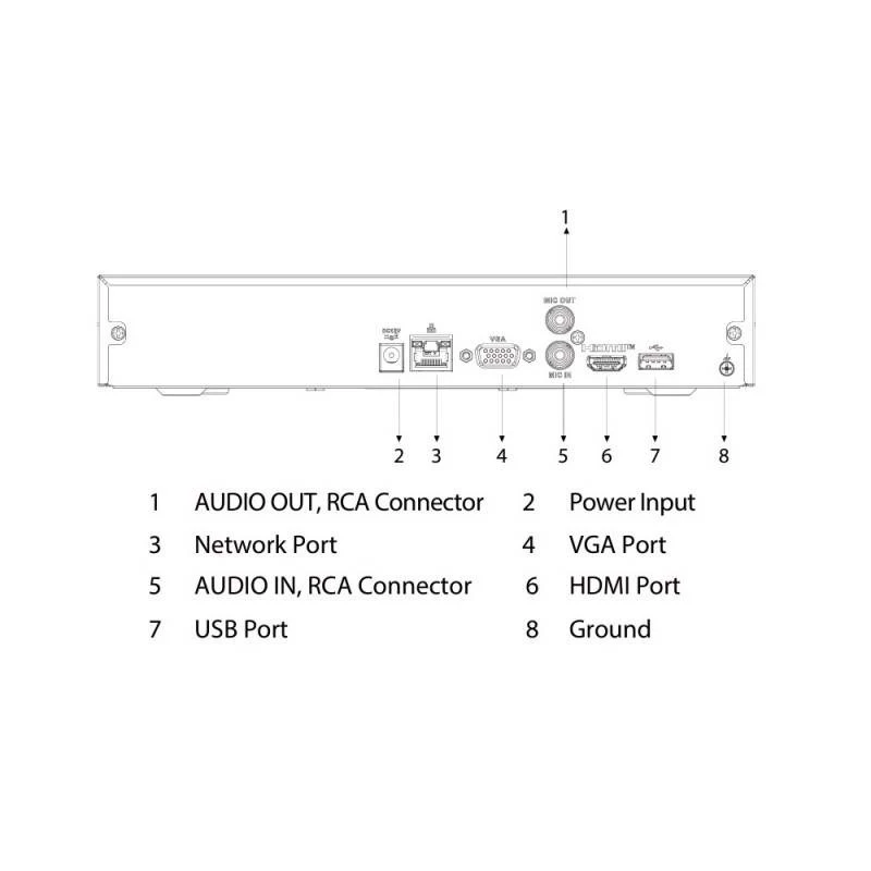 Dahua Technology DHI-NVR4108HS-4KS3 võrgusalvesti 1U must