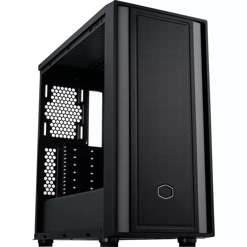 Cooler Master MasterBox 600 Lite PC korpus, MIDI-Torn, E-ATX, karastatud klaas - must