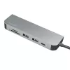 LogiLink UA0343 USB-C Multiport Hub Alumiinium USB 3.2 2. põlvkond Mult
