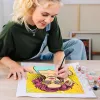 Ravensburger maalimiskomplekt CreArt ART Collection Canvas Edition — Lady in Pink (PopArt)