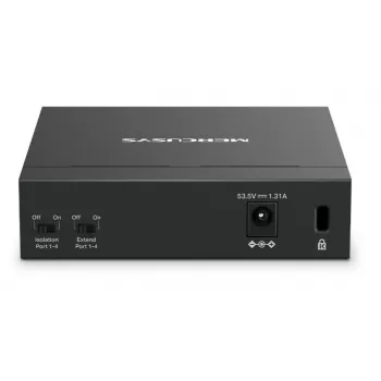 Mercusys 5-pordiline Gigabit lauavõrgulüliti 4 PoE+ pordiga