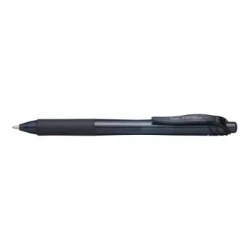 Klambriga sissetõmmatav pastapliiats Pentel Energel X 1.0 Must